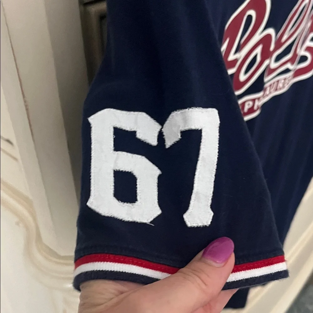 Polo by Ralph Lauren Navy Blue T-Shirt - Picture 3 of 6